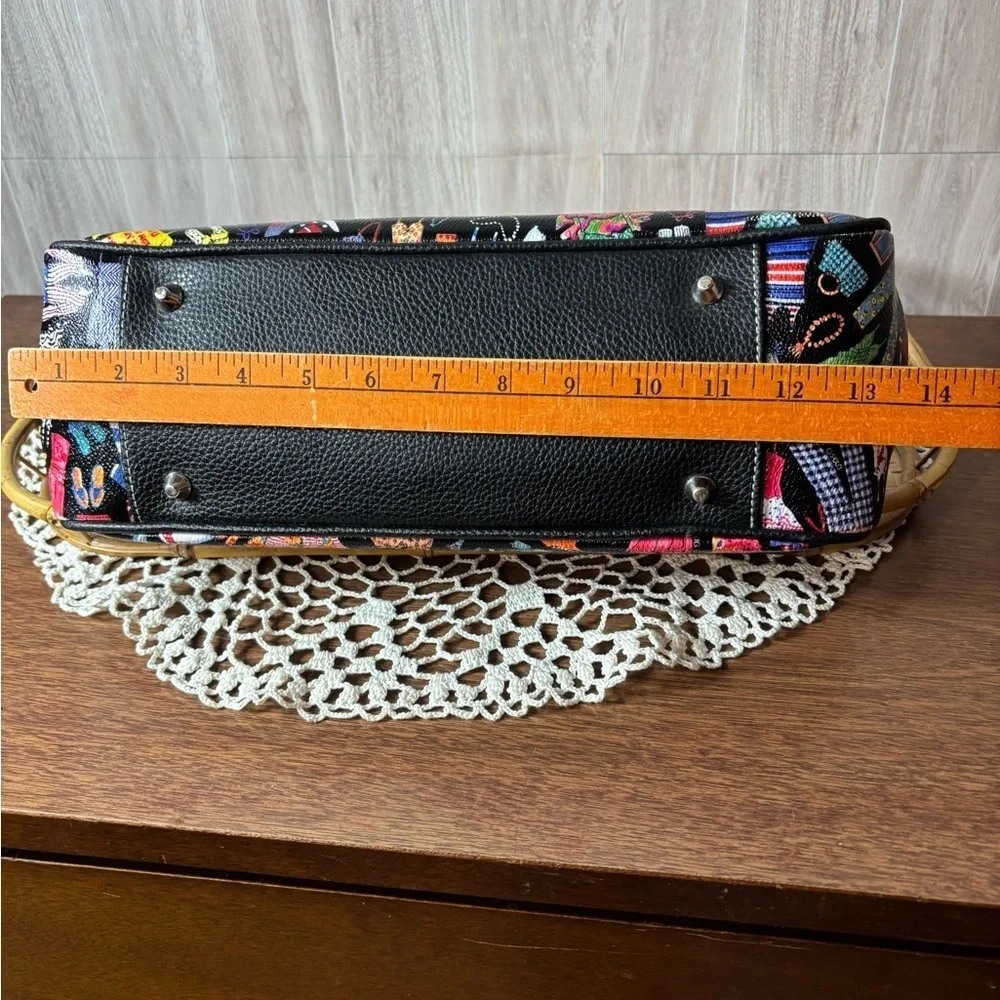 Sydney Love Y2K Vibrant Multicolor Kiss Lock Closure Metal Handle Purse Tote Bag
